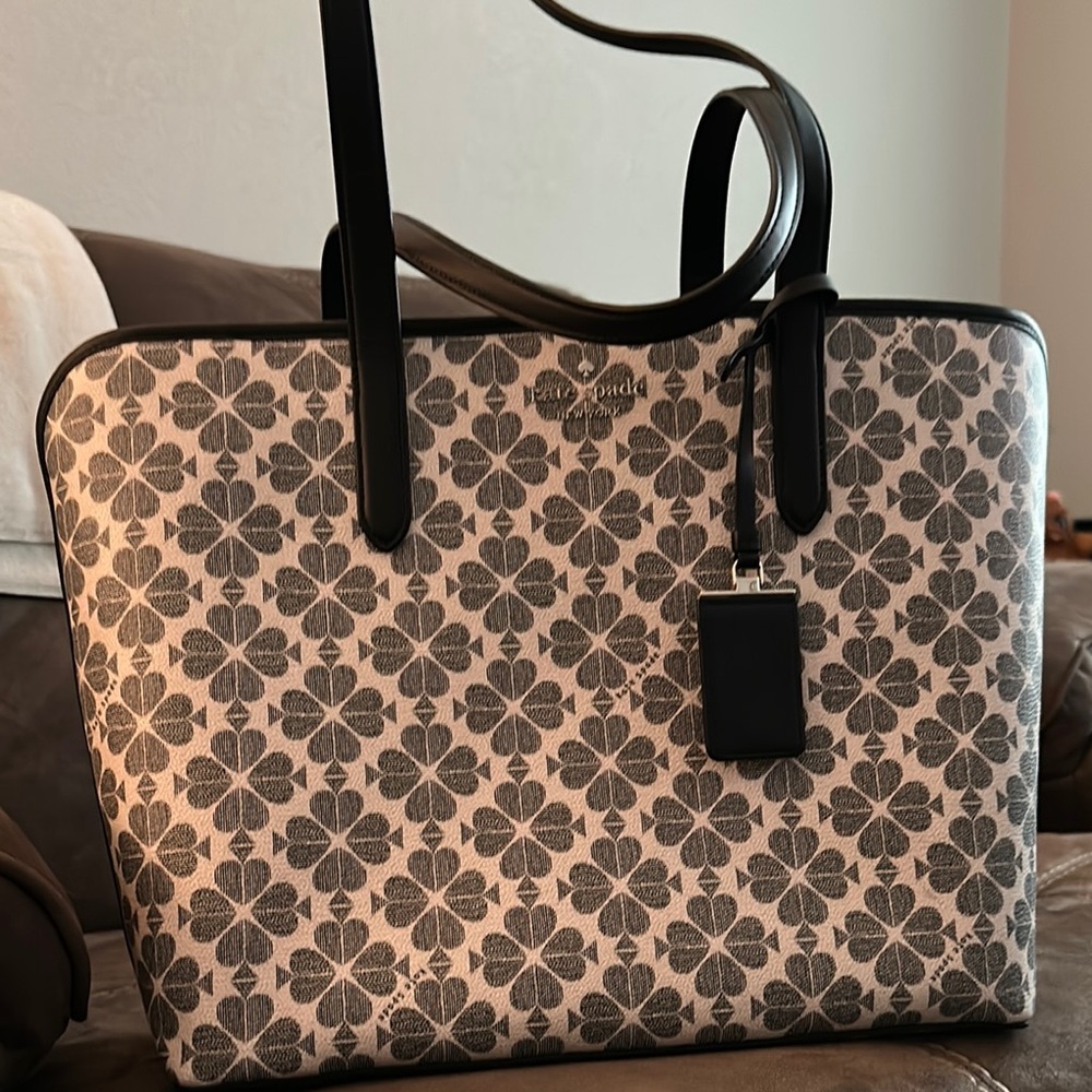 Kate Spade Black and White Tote Bag